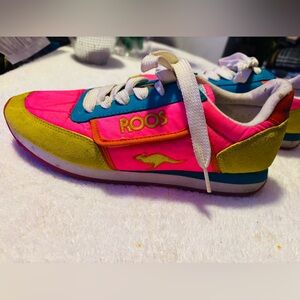 Vintage Kangaroos ROOS Zip Pocket Sneakers Suede 8.5 Women’s RARE